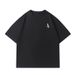 Fashion Cotton Printed Round Neck Short Sleeved 2025 Summer New Loose Shoulder T-Shirt Trend_viptrois.com
