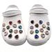New Decorative Love Color Jewel Crystal Diamond Shoes Flower Shoe Buckle DIY I-button Shoe Accessories Accessories_viptrois.com