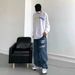 Men's Jeans American Vibe High Pants Ins Hiphop Fried Street Jeans Male Design_viptrois.com