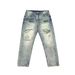 Men's Clothing High End Graffiti Hand Painted Handsome Jeans Men's Loose Small Straight Spring And Autumn Long Pants_viptrois.com
