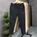 Men's Slim-Fit Cotton Dress Pants - Lightweight Stretch & Wrinkle-Resistant For Business Casual (Black/Grey/Khaki/Beige, Sizes 28-38)_viptrois.com