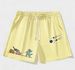Men's Clothing Men's Fun Cartoon Dinosaur Meteorite Print Loose Fit Shorts Trendy Summer Style Casual Sporty Versatile Couple Style_viptrois.com