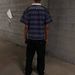 European And American Cross Border Unisex Loose Striped Color Blocked Polo Shirt With 3D Digital Print._viptrois.com