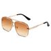 Square Sunglasses – Double Beam Cut Edge Metal Frame For Men & Women (Trendy Street Fashion)_viptrois.com