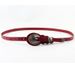 Simple And Versatile Cowhide Leather Narrow Paired With A Skirt, Knotted Thin Women, Fashionable Black Belt For Women_viptrois.com