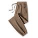 Men's Loose Fit Jogger Pants With Elastic Waistband, Comfortable & Stylish Sweatpants For Casual Wear, Available In Plus Sizes (L-8XL)_viptrois.com