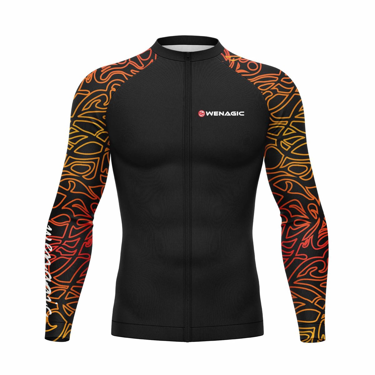 Men's Clothing Men's New Zipper Surfing Suit Long Sleeve Swimsuit Professional Competition Quick Dry Sunscreen Beach Hot Spring Split_viptrois.com