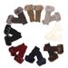 Men's Gloves New knitted gloves fur half finger computer gloves fur warm spot autumn and winter medium and long rabbit fur_viptrois.com