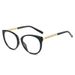 Twisted Cat Frame Glasses Frame Female Makeup Artifact Myopia Can Be Matched With Degree Square Face Frame 8621_viptrois.com