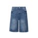 Men's Casual Lightning Print Denim Shorts - Relaxed Fit High Street Wide Leg Cropped Jeans For Streetwear_viptrois.com