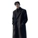 Winter Trendy Thickened Korean Version Loose British Wool Trench Coat Men's Mid-Length Over-the-Knee Jacket_viptrois.com