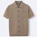 Men's Clothing Anti Pilling Cool Silk Knitted Polo Shirt_viptrois.com