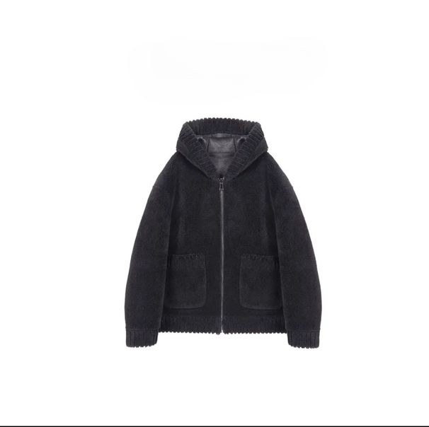 Autumn And Winter New Versatile Threaded Granular Wool Men's Jacket Thermal Zipper Jacket_viptrois.com