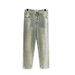 men's hong kong style patchwork denim jacket distred washed casual spring autumn midweight straight leg jeans two piece set_viptrois.com