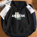 Men's Clothing Thick Hooded Sweatshirt For Men And Women Ins Trendy Loose Campus Style Jacket For Spring And Autumn_viptrois.com