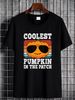 Coolest Pumpkin In The Patch Funny Halloween Boys Teens T-Shirt Fashion Female Unisex Comfortable Breathable Women Stylish Streetwear Versatile T-Shirt For Women Casual Women Top Graphic Tees Soft Graphic Stretched Slightly Summer Designer Clothes_viptrois.com