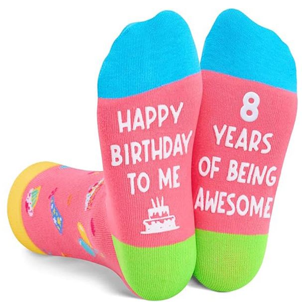 All cotton tall socks birthday knit socks sole Creative copy glue floor socks_viptrois.com
