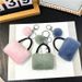 Bag Charm Candy Color Bag Keychain Cute Plush Car Keychain Creative Couple Pendant Gift Fur Ball Hanging Accessories_viptrois.com