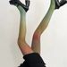 Silk Stockings Sweet Cool Color Rainbow Fishnet Stockings Personality Color Jacquard Fishnet Stockings Fashionable Gradient Personality Pantyhose_viptrois.com