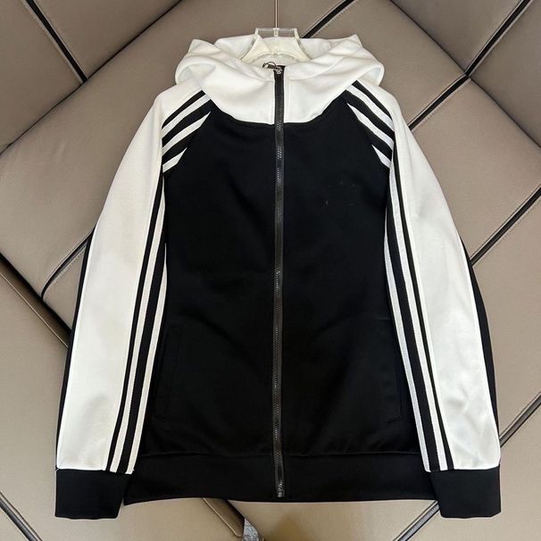 2025 New Hooded Loose Versatile Embroidered Sports Casual Jacket For Men And Women Couples_viptrois.com