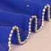 Apparel Accessories supply single color pearl chiffon chain scarf gypsophila hot diamond high quality chiffon long scarf wholesale YW70_viptrois.com