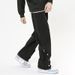Men's Spring And Autumn Thickened Trousers, Drape, Tall, Extra Long, Straight, Slim Fit, High End, Cool, Street Style Casual Trousers_viptrois.com