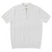 Men's Clothing Retro Zipper Knitted Polo Shirt Short Sleeve Summer New Slim Elegant Commuter T Shirt Top_viptrois.com