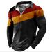 Autumn Winter New Polo Shirt Zipper Long Sleeve Turn-down Collar Men's Trendy Brand_viptrois.com