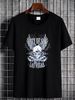 City Of Sin Las Vegas Men Shirt Large Black Y2K Skull Feeling Lucky Floral Tee Top For Everyday Wear Stylish Homme Unisex Comfortable Summer_viptrois.com