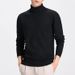 Pure European Trendy Brand High Neck Men's Autumn Winter 2024 New Knitted Sweater High-End Popular Base Shirt_viptrois.com