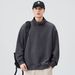 Shanggu Clothing Spring And Autumn New Stand Collar Knitted Sweater Men's Loose Versatile Japanese Style Solid Color_viptrois.com
