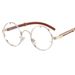 Men's Sunglasses Steam Punk Sunglasses Personality Retro Metal Round Sunglasses Wood Grain Legs Trendy Sunglasses_viptrois.com