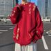 Loom European And American High Street Distressed Frayed Knitted Sweater For Men, Trendy Brand, Cool Hip-Hop Retro Lazy_viptrois.com