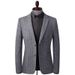 Men's Clothing Lacebert Autumn And Winter Knitted Wool Suits For Young And Middle Aged Men, Small Suits, Men's Slim Wool Casual Suits_viptrois.com