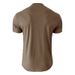 European And American Men's Tall Short-sleeved Heavyweight Henry Shirt, Overalls Cross-border Large-size Men's Crew Neck T-shirt Basic_viptrois.com