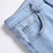 Men's Slim Fit Stretch Jeans - Light Wash Comfortable Cotton Denim Pants For Casual Wear_viptrois.com