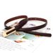 Women High-End Fashion Simple Decoration Dress Korean Style Versatile Slim Waist Belt For Ladies_viptrois.com