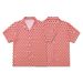 Men's Clothing Ins High Street Light Luxury Love Shirt Short Sleeve Men Spring And Summer Teenagers Casual Couple Collar Shirt_viptrois.com