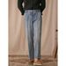 Men's Clothing Retro Jeans Fashion Straight Versatile Quality Casual Pants Business Elastic Waist Nine Point Pants_viptrois.com