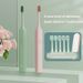 Adult Sonic Rechargeable Electric Toothbrush With 5pcs Soft Bristles Replaceable Brush Head Portable Case_viptrois.com