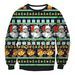 Pure 2024 Independent Station Christmas 3D Crew Neck Loose Pullover Men's Digital Print Sweatshirt European And_viptrois.com