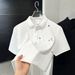 Summer Polo Shirt For Men Trendy Casual Short Sleeve Embroidered Design Turn Down Collar Fashion Top_viptrois.com