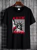 Vintage Amen Coma America Metal Punk Rock Band T Shirt Black Fashion Soft Breathable Casual Homme Versatile Stylish Comfortable Streetwear Unisex_viptrois.com
