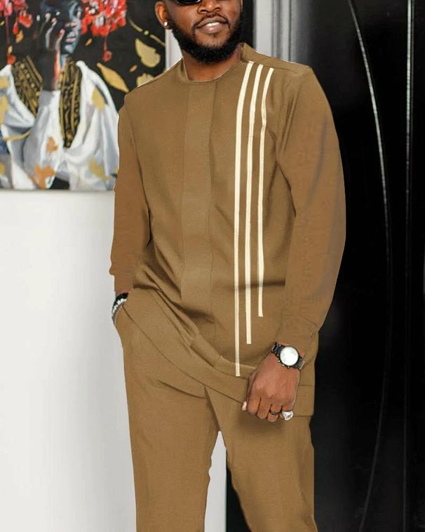 Men's Clothing two piece men's 3D printing classic casual sports suit summer trousers trendy elastic thin style_viptrois.com