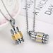 Cross Border Personalized Creative Jewelry Retro Sanskrit Six Word Mantra Pendant Necklace Trendy Men And Women Titanium Steel Accessories_viptrois.com