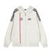 Hooded Cardigan Sweatshirt Three-Stripe Patchwork Sports Casual Spring Autumn Men's Vibe Trendy American Zipper Jacket_viptrois.com