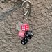 Destiny Pink Dice Retro Personality Bag Hanging Keychain Bag Pendant Trendy Color Advanced Matching Pendant_viptrois.com