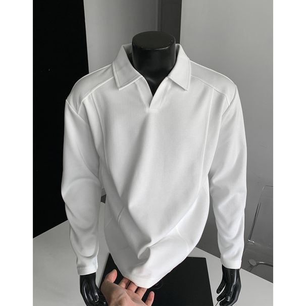 2026 New Main Push 5OLO Sweater Autumn Lapel Sweater Cleanfit Long-sleeved T-shirt Men's Jacket_viptrois.com
