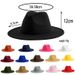 British style foreign trade jazz hat large brim retro soft felt hat female fashion autumn and winter warm gentleman hat hat_viptrois.com