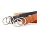 Bronze round buckle fashionable versatile decorative belt, trendy and simple women's belt_viptrois.com